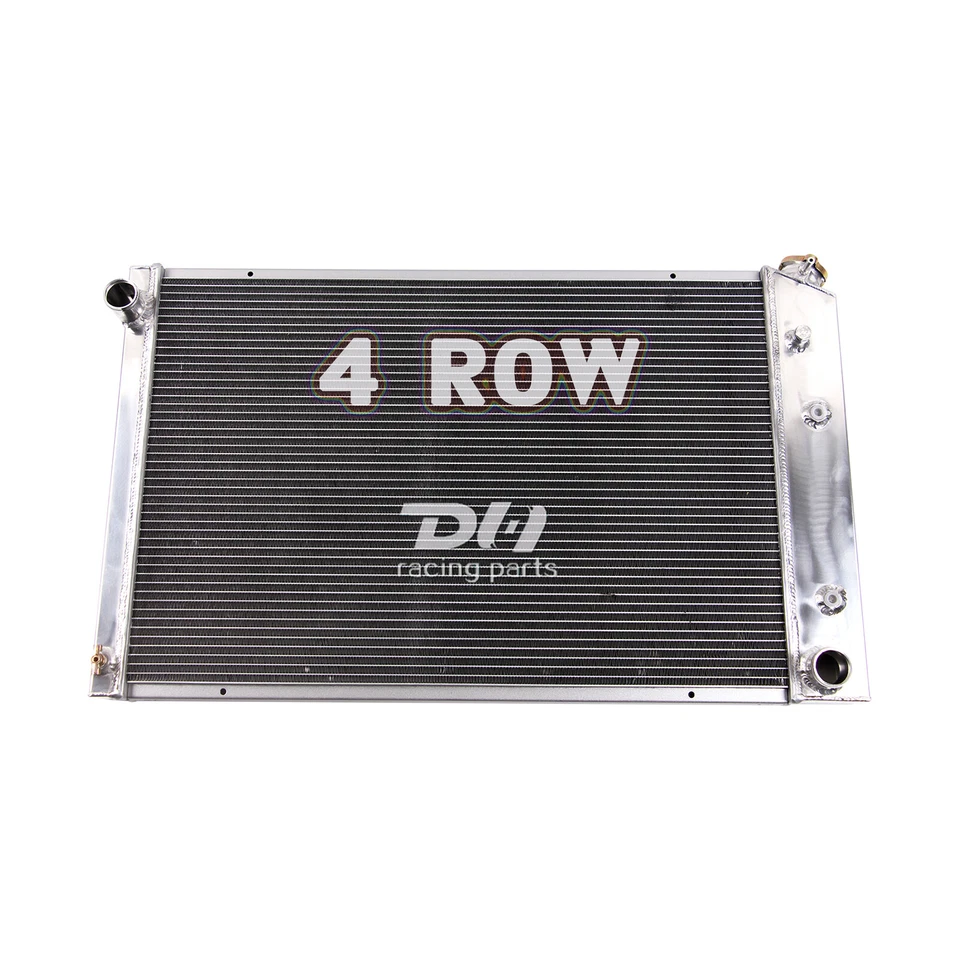 Radiador de 4 filas + ventilador de cubierta para Chevy Suburban/Blazer GMC 1973-1987 5,7 L V8 #716 Foto 4 de 4