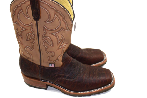 Double H Boot Men's 11 D Domestic Wide Square Steel Toe ICE Roper Boot-DH4305 - Picture 9 of 11