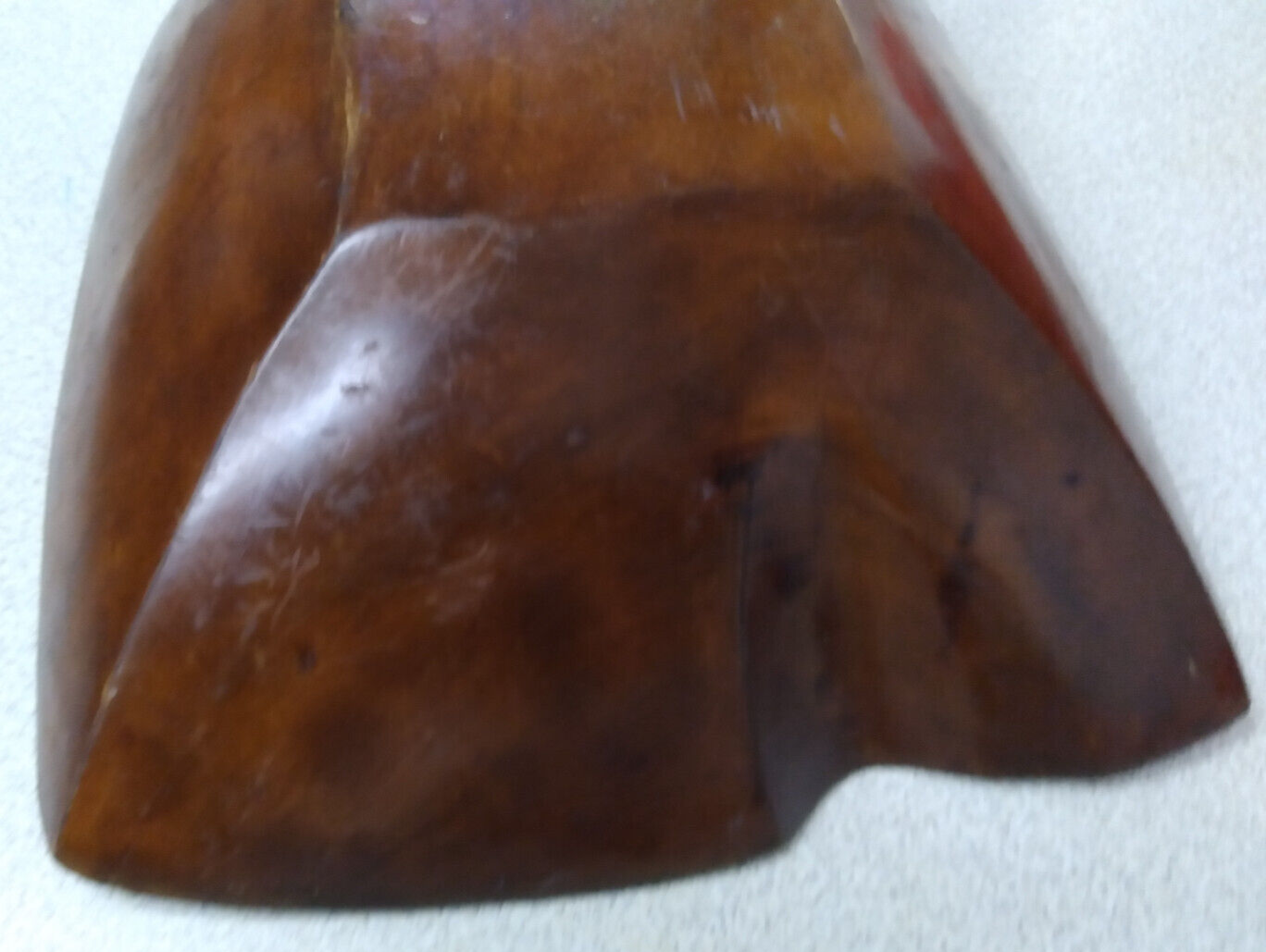 Vintage 16" Wooden Bowl Hand Carved Teak Wood Serving Salad Fruit Wood Bowl eBay