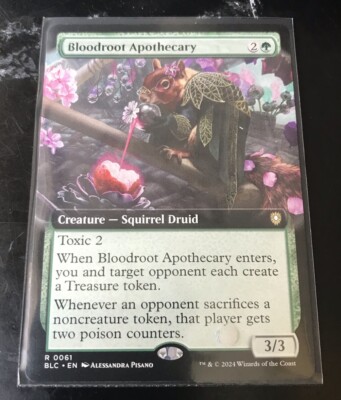 bloodroot apothecary mtg commander deck Bloodroot Apothecary [Bloomburrow Commander] main image 1