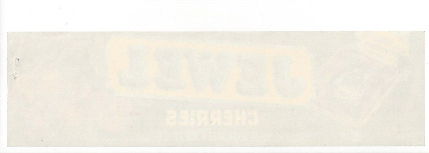 Original rare JEWEL cherry crate label Roche Fruit Co. Inc. Yakima WA