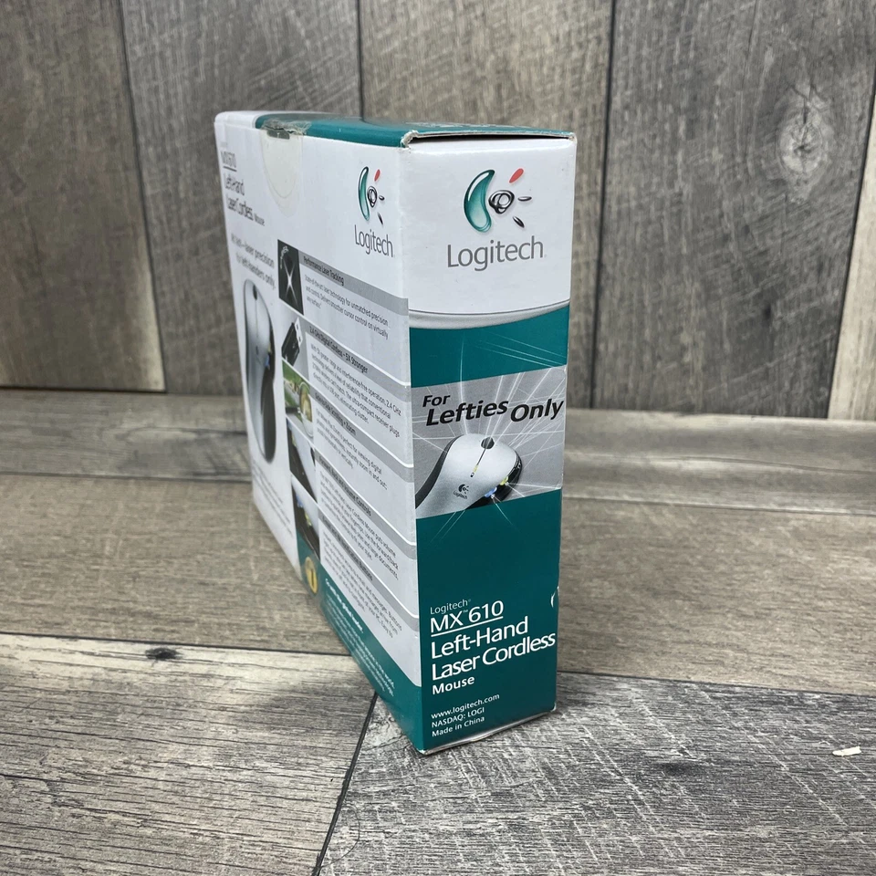 Logitech (MX 610) Left-Hand Laser Cordless Scroll Mouse W/ Receiver *BRAND NEW* - Image 4 of 4