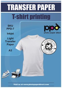 PPD A3 Inkjet T Shirt Transfer Paper X 50 Sheets With Free Delivery | eBay