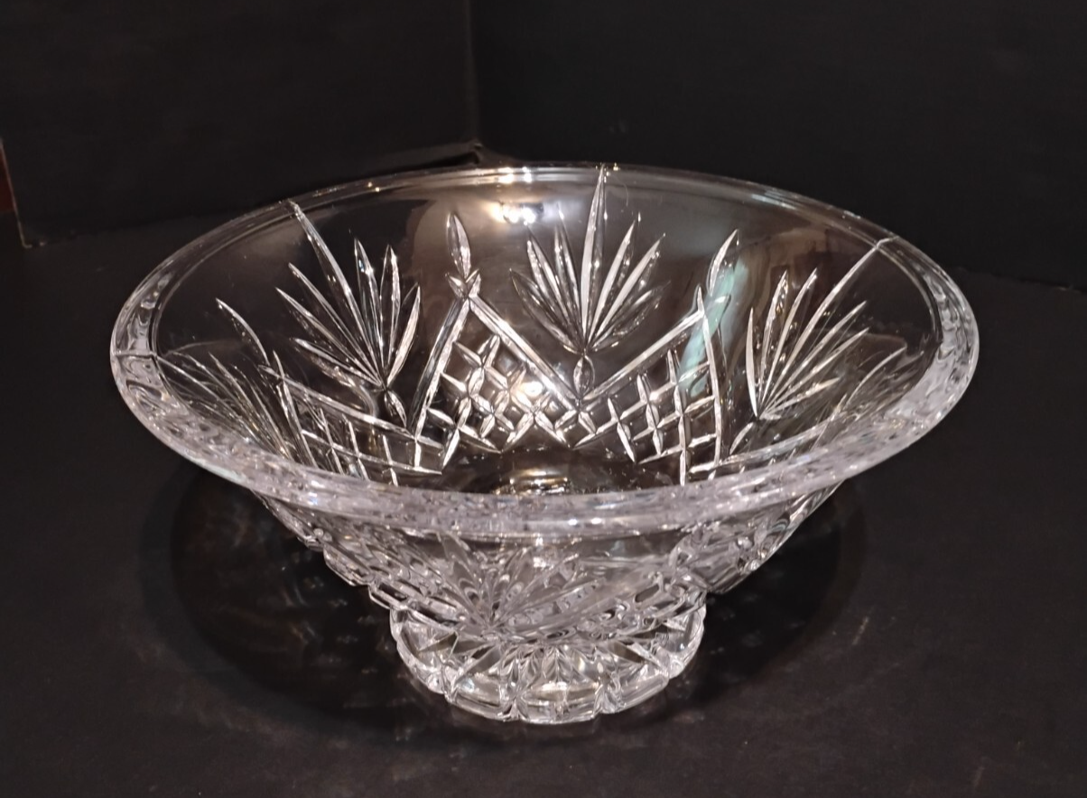 VTG MARQUIS BY WATERFORD BOWL CRYSTAL GLASS FOOTED 10