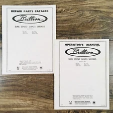 Brillion Sure Stand Seeder Parts Operators Owners Manuals Rates Planter Drill