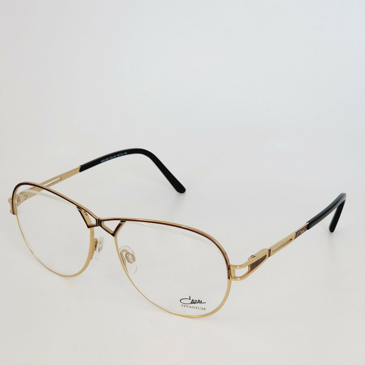 🍀CAZAL 4265 001 Black/Gold Eyeglasses/ Optical Frame with case - Main Image