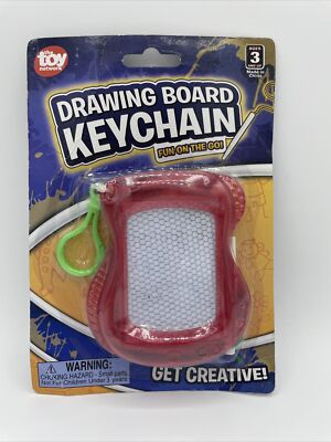 Kid's Drawing Board Keychain for Ages 3 and Up In Different Colors, See Descript