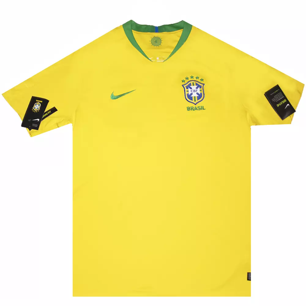 Brazil 2018 2019 Home Football Shirt BNWT S eBay