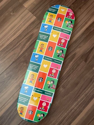 Starbucks Peanuts Snoopy Skateboard Deck from Japan Rare