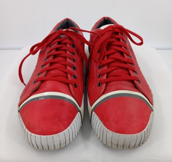 Alexander McQueen X Puma Men's Red Leather Art #348940 01 Sneakers