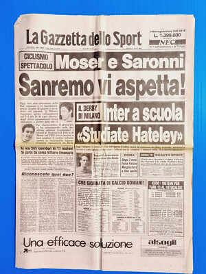 Rivista La Gazzetta dello Sport illustrata n 11 (1979) Moser