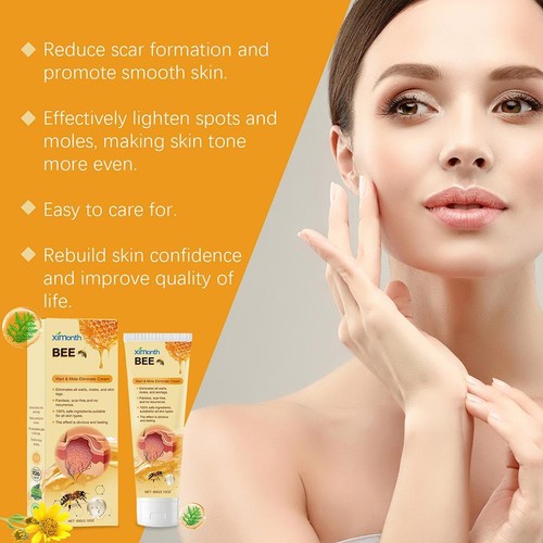 BeeVenom Mole and Wart Treatment Cream, 60g Fast Wart Removal Cream Hot Sale - Picture 6 of 12
