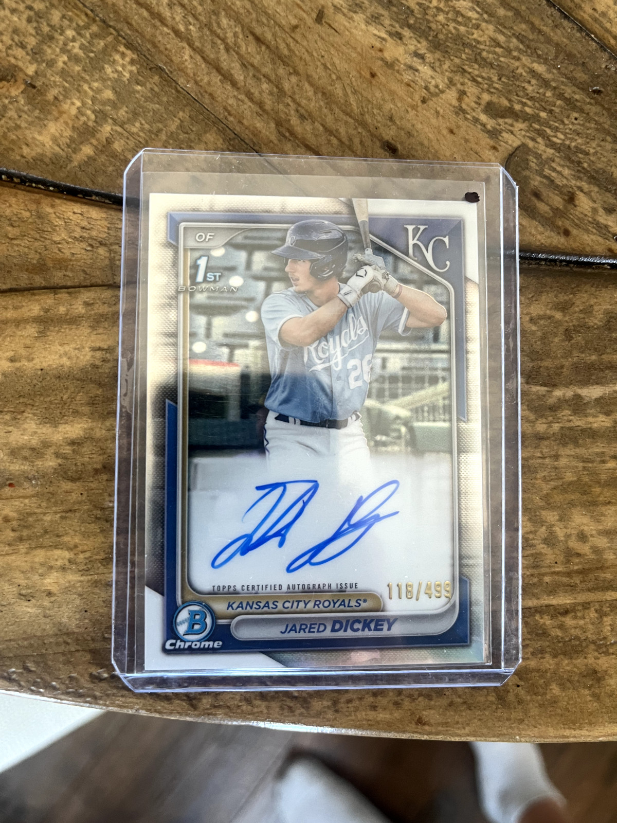2024 Bowman - Chrome Prospect Autographs Refractor #CPA-JDI Jared Dickey /499