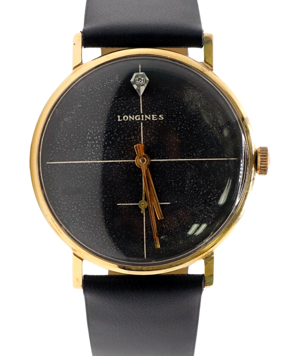 Longines 1164 14K Yellow Gold 34mm Manual Wind up Men's Watch | eBay