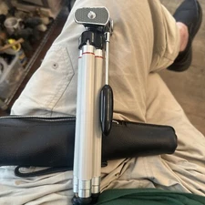 2 5027k Made In Germany  W Case Lightweight Aluminum Compact Tripod - Free Ship