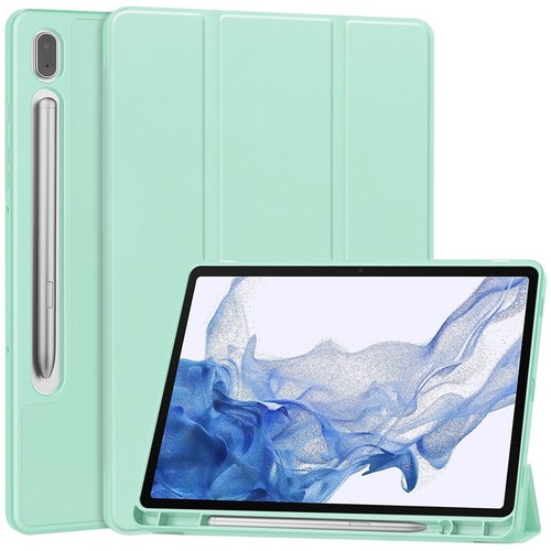 Für Samsung Galaxy Tab S9 Ultra S9 Plus Stoßfest Auto Wake Pen Slot Hülle Cover - Bild 16 von 18