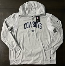 New Men's Nike Dallas Cowboys Sideline Fleece Performance PO Hoodie Sz M 2XL 3XL