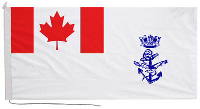 Kanada Marine Fähnrich Flagge mit Seil und Knebel - Handarbeit in Großbritannien