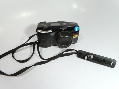 Olympus Super Zoom 120 Point & Shoot Camera 35mm Parts or Repair Not Working 