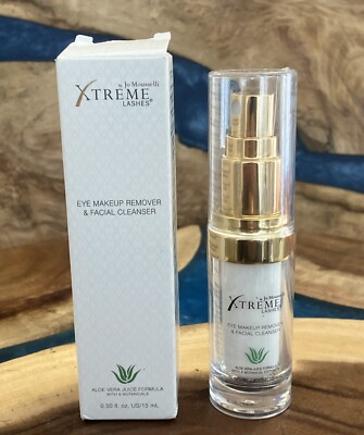 Xtreme Lashes by JO MOUSSELLI Eye Makeup Remover &Facial Cleanser 0.50 oz Sealed