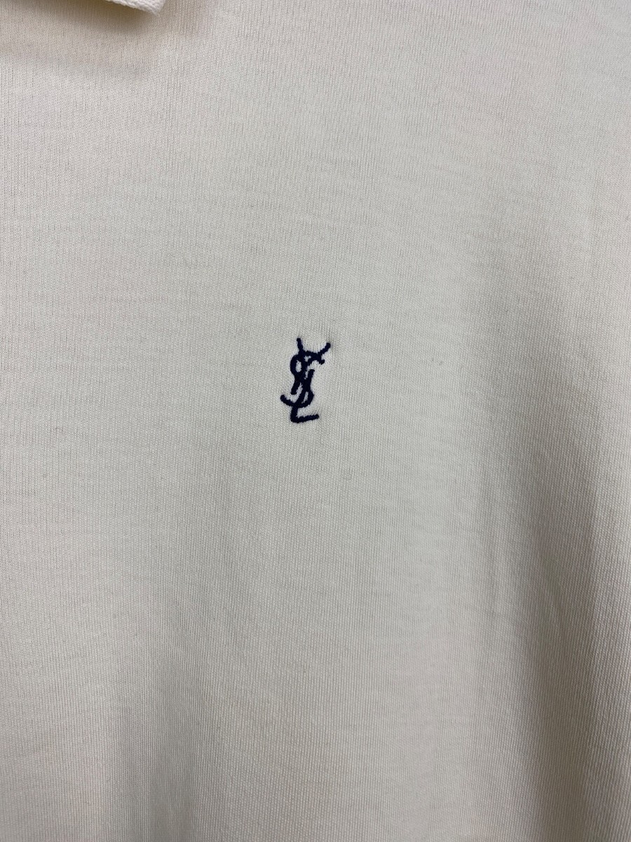 Vintage 90s YSL Yves Saint Laurent Pour Homme Polo T-Shirt size XL
