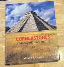 Cornerstones of Managerial Accounting  Maryan...