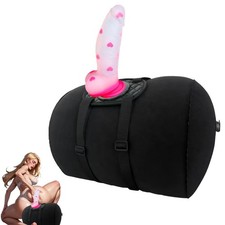 Sex Pillow with Suction Cup Dildo Mount Sex Toys Inflatable Pillow Vibrator H...