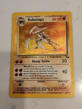 Kabutops 9/62 Fossil Holo on eBay