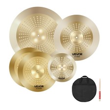 Cymbal Pack,4 Pieces Cymbals for Drum Set,Alloy Cymbals Drum Set Includes 14-i