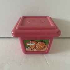 Vintage Little Tikes Strawberry Yogurt Container Pretend Play Food