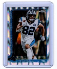 2025 TOPPS CHROME RAYWAVE REFRACTOR TOMMY TREMBLE CAROLINA PANTHERS #44