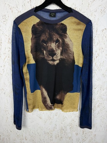 Jean Paul Gaultier, 90s Jean Paul Gaultier 1996 Cyberbaba Mesh Power Net Top Size 48