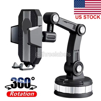 Universal Car Truck Mount Phone Holder Stand Dashboard Windshield For Cell Phone