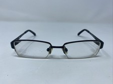 Puma PU15406 BK 48-17-130 Black Metal Half Rim Eyeglasses Frame CI84