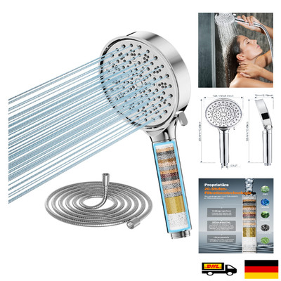 Cobbe Duschkopf Hochdruck 6 Strahlarten Filter 20 Schichten