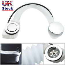 Bathroom Kit Connection Waste Pipe Bath Overflow Bathtub Drain Tube Concealed