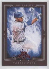 2015 Panini Diamond Kings Red Framed Yasiel Puig #148 0l1