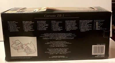 Maisto 1:18 - Model car (3) - Chevrolet Corvette ZR-1 1992, coupé 1988