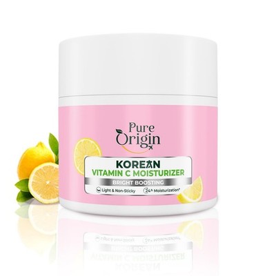 Pure Origin Korean Vitamin C Moisturizer Light Non-sticky Brightens Skin 100g