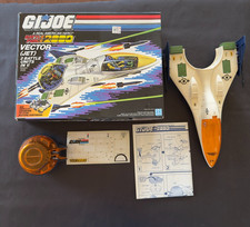 1987 HASBRO GI JOE BATTLE FORCE 2000 VECTOR JET w  BOX & BP 100  COMPLETE MT-