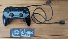 Official Nintendo Wii Pro Classic Controller Black- Tested, Fully Working
