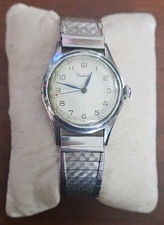 Boulevard Military Style: 1940's W.W.2 ERA  Water Protected-17j Swiss Wristwatch