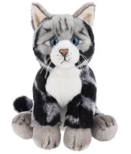 Ganz Heritage Collection American Short Hair Cat Plush Stuffed Animal Toy, 12"