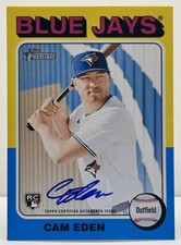2024 Topps Heritage Cam Eden 2024 Rookie Auto Real One Blue Jays