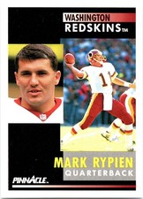 Mark Rypien 1991 Pinnacle #173 Washington Redskins