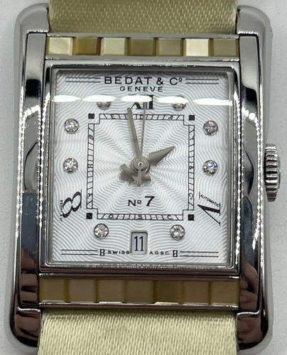 Bedat & Co. No. 7 Ladies Watch With Diamond Markers & Mother of Pearl Bezel