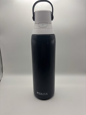 Brita Insulated Water Bottle 20 Oz, BPA-Free Pop Top Filter Complete