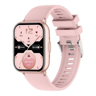 Avizar, Smartwatch TFT Bluetooth IP68 Sport Titmo E100 Gesundheitsmodus, Rosa