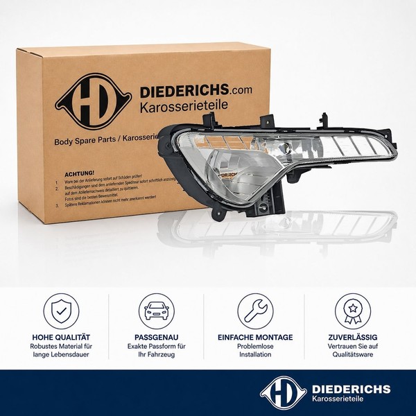 Nebelscheinwerfer Rechts Diederichs 6522888 FÜR KIA Nebelleuchte Nebellicht-image