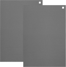 2 Pack 9.5'' X 14.2'' Trivets for Hot Dishes, Hot Pads for Kitchen, Silicone Tri